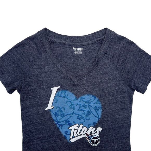 Reebok Women's Tennessee Titans V-Neck T-Shirt - Picture 3 of 9
